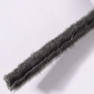 Bền 1-Năm Nhôm Dự thảo Excluder Vây PP Bàn Chải Con Dấu Silicone Cửa Sổ Thời Tiết Dải Cửa Dưới Con Dấu Cho Phòng Ngủ Xây Dựng - Product Image 1