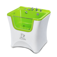 Baignoire SPA de Luxe pour Animaux de Compagnie (Chats et Chiens) en Acrylique avec Fonction Bain de Lait et Micro-Nano Bulles - Équipement de Toilettage et de Bain