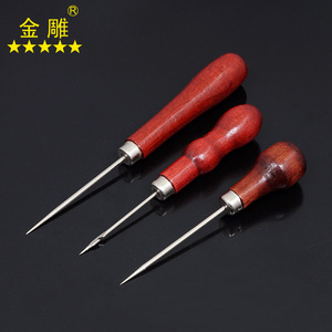เครื่องมือเจาะหนัง Golden Eagle ขนาด 8 ซม. ด้ามจับสีแดง สำหรับซ่อมรองเท้าและเย็บผ้า - Product Image 3