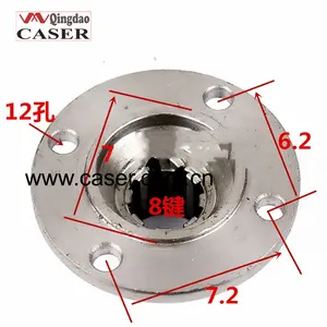 Wheel Loader Torque Converter Transmisi Flange Pelat Penghubung 8 Kunci 23 Elemen Cembung Kunci