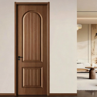 Porte en bois WPC moderne et personnalisée, imperméable, pour décoration intérieure, chambre, villa, hall, salon, hôtel - Ouverture latérale, prix de gros