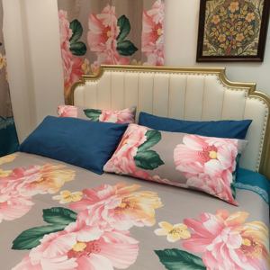 Ensemble de <span class=keywords><strong>draps</strong></span> <span class=keywords><strong>en</strong></span> microfibre brossée, taille King, 8 pièces, avec taies d'oreiller, rideaux - Product Image 5