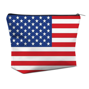 Pochette à fermeture éclair personnalisée avec drapeau de l'Arabie Saoudite, sac en toile, grand format 23x17cm, trousse de maquillage de <span class=keywords><strong>voyage</strong></span>, sacs cosmétiques, cadeau pour femmes et filles, vente en gros - Product Image 3