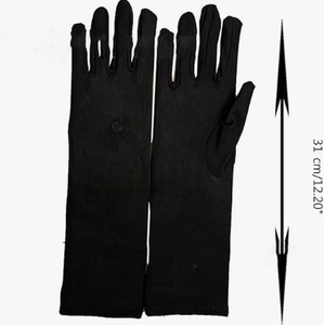 <span class=keywords><strong>Gants</strong></span> arabes musulmans pour femmes, <span class=keywords><strong>gants</strong></span> de protection solaire, broderie florale, manches longues, <span class=keywords><strong>gants</strong></span> arabes à doigts entiers, 31 cm - Product Image 6