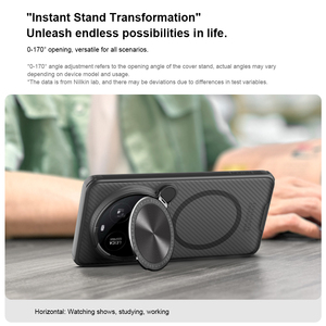 Xiaomi 15 için Ultra 5G 6.73 "Nillkin CamShield Prop manyetik kılıf katlanabilir kamera koruma braketi halkalı telefon kılıfı arka kapak - Product Image 6