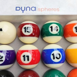 Bolas de Billar de Resina y Latón Dynaspheres - Juego Completo de Bolas de Billar de Resina para Torneos y Entrenamiento - Product Image 6