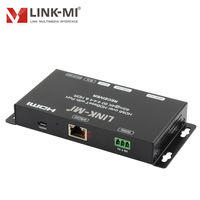 Transmitter Receiver HDMI VGA Extender 4K60Hz untuk Dinding, Jangkauan 70m Melalui Kabel Cat6 dengan IR RS232 untuk Sistem AV