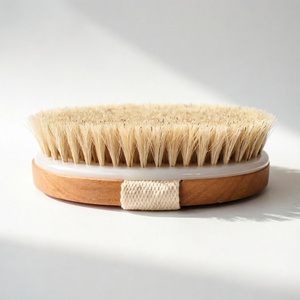 Spazzola per il Corpo in Legno Naturale Ecologico di Alta Qualità con Setole di Cinghiale per Pelle Secca, Esfoliante per Cellulite e Trattamenti SPA - Product Image 4