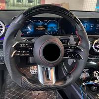 Volante de Cuero Genuino de Alta Calidad para Automóviles Benz AMG W206 S206 W213 W214 V223 C236 R232 X254 V295 (EQE) V297 (EQS)