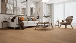 Suelo de Madera de Roble Blanco Multicapa de Diseño Europeo Moderno, Acabado Cepillado, Sistema de Click, Fácil Instalación Flotante - Product Image 3