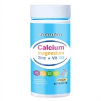 Teyi Complément alimentaire naturel Calcium Magnésium Zinc en comprimés, 60 capsules, pour adultes, soutien immunitaire quotidien, produit phare pour l'exportation transfrontalière 1