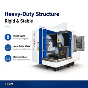 Machine CNC LEYO M8, mini-machine de table, 3 axes, BT30, haute vitesse, précision, fraisage, perçage, aluminium, petites pièces, usine - Product Image 1