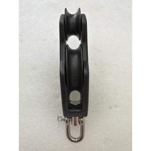 Master BP-0519F Single Wheel/Swivel/Extended Bearing Pulley 50mm Wheel Diameter 10mm Wire Diameter for <b>Marine</b> <b>Hardware</b> - Product Image 2