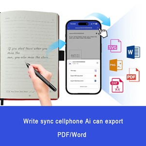 Libreta Inteligente con Sincronización de Bolígrafo con IA, Libreta de Cuero A5, Libreta con IA para Escribir y Dibujar, Bolígrafo de Tinta, Logotipo Personalizado, Envío Directo de Fábrica - Product Image 3