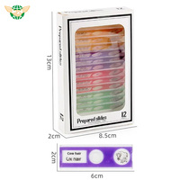 Kids Plastic Prepared Microscope Slides Biological Animals Specimen Plants Insects Flowers Sample Accessories 12pcs/Set