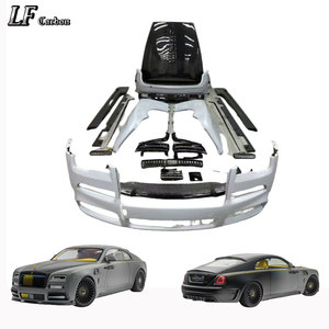 RR Wraith Facelift Kit <span class=keywords><strong>de</strong></span> carrocería <span class=keywords><strong>de</strong></span> fibra <span class=keywords><strong>de</strong></span> carbono <span class=keywords><strong>de</strong></span> segunda generación Estilo MSY Parachoques trasero delantero Guardabarros Capó del motor-Nueva condición - Product Image 1