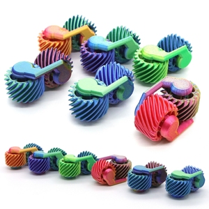 Balle d'engrenage imprimée en 3D, Cube Fidget Toy Gearsphere, Balle d'engrenage pour la relaxation contre le stress et l'anxiété - Product Image 5