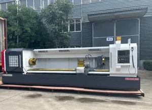 CK6180 mesin bubut CNC horizontal pekerjaan berat presisi tinggi