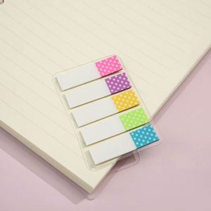 Cute Cartoon Translucent <b>Sticky</b> <b>Notes</b> Index Tabs Student <b>Note</b> Highlight Markers Essential Back-to-School Office Supplies Memo - Product Image 2