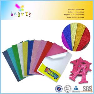 Papier <span class=keywords><strong>mousse</strong></span> pailleté <span class=keywords><strong>auto</strong></span>-<span class=keywords><strong>adhésif</strong></span>, couleur unie, pour les loisirs créatifs et l'artisanat des enfants - Product Image 6