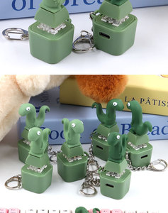 Nouveau porte-clés électronique anti-stress avec son de lézard et serpent, éclairage dynamique et fonction de pression sonore - Product Image 3