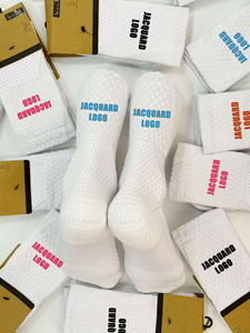 Chaussettes de sport pour hommes KTS151, fabriquées sur commande par l'usine OEM, logo tricoté personnalisé, haute performance, sans MOQ, fond épais en tissu éponge, Elite, Coolmax, pour le basketball - Product Image 5