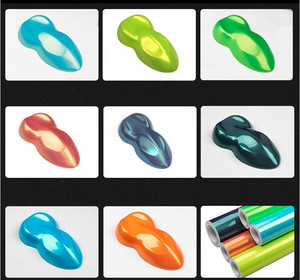 Multi-<strong>Color</strong> 1.52*18m Magic <strong>Fluorescent</strong> Coral Yellow Black Blue Silver Car Vehicle Body <strong>Vinyl</strong> Self-Adhesive Wrap Film Sticker - Product Image 6