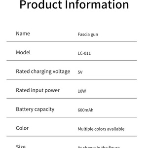 Pistola de Masaje Portátil Inalámbrica de Alta Frecuencia para Tejido Profundo, Relajación Muscular, Ligera, con Doble Cabezal - Product Image 5