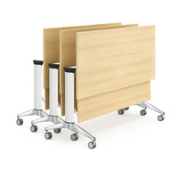 Portable de réunion mobile utilisé bureau table de formation pliable