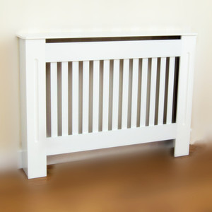 Couvercle de radiateur de haute qualité, blanc inachevé, moderne, grille en bois, meubles d'armoire, vente en gros - Product Image 6
