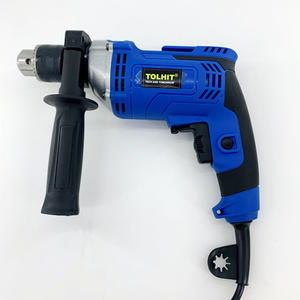 Perceuse à percussion électrique professionnelle à vitesse variable, tête en aluminium <span class=keywords><strong>de</strong></span> 13 mm, 850 W, 110 V/220 V, pour béton, acier et bois - Product Image 3