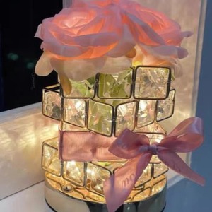 Dropshipping Shopify Magic <b>Cube</b> Atmosphere Table Lamp Night <b>Light</b> Best Friend Birthday Valentine Day Gift Elegant Decor - Product Image 2