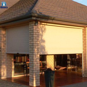 Bên ngoài Zip theo dõi hợp kim nhôm khung ngoài trời Shades Sun Shades điện cho sân thượng - Product Image 1