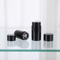 Tube de déodorant vide en plastique de 15 ml, format twist-up, avec bouchon à vis et joint d'étanchéité