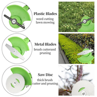 Tondeuse à chaîne sans fil alimentée par batterie et chargeur rapide Lame 3-en-1 Weed Wacker Eaters Machine à couper l'herbe