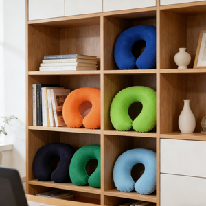 Almohada <span class=keywords><strong>Cervical</strong></span> de Espuma Viscoelástica de Alta Calidad, Tejida, Portátil, para Viajes, para Dormir, Acampar, para Lactancia, para Coche, Avión - Product Image 3