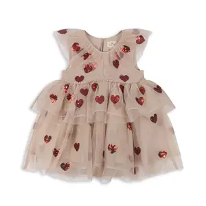 infant baby girls tutu dresses princess Sequined fashion party outfit wholesale kids clothing G74