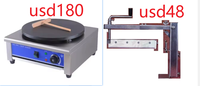 Machine à crêpes semi-automatique tout-en-un, idéale pour les débutants, avec gril manuel pour fruits et crêpes
