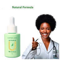 Usine personnalisée BatanTea Tree Hair Elixir Growth Oil Romarin Menthe Cuir chevelu Renforçant la chute des cheveux Loose and Wild Hair Growth Oil