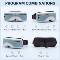 Masseur oculaire électrique tendance, recharge USB, compresse chaude, vibration, soulagement de la fatigue, appareil moderne de relaxation oculaire