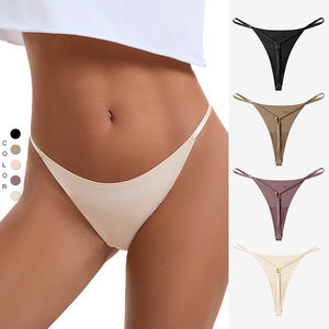 ملابس داخلية نسائية بتصميم مريح وملمس طبيعي، مع مشبك معدني، متوفرة بمقاسات كبيرة، سروال داخلي غير مرئي للنساء - Product Image 3