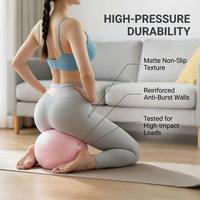 Lot de 200 balles de yoga mini gonflables en PVC durables de qualité supérieure pour soulager les douleurs dorsales, la stabilité, l'équilibre, la gym à domicile et le fitness