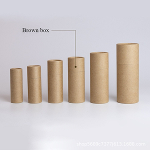 Caja Redonda de Cartón <span class=keywords><strong>Kraft</strong></span> en Stock, Caja Tubular <span class=keywords><strong>al</strong></span> <span class=keywords><strong>por</strong></span> <span class=keywords><strong>Mayor</strong></span> para Aceites Esenciales - Product Image 2