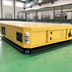 Chariot logistique AGV 10t robuste Chariot AGV <span class=keywords><strong>Trolley</strong></span> Track Transporteur droit Voiture plate-forme sans rail intelligente - Product Image 3