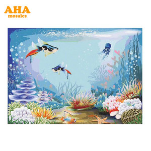 Tranh Ghép Hình Họa Tiết Cá Heo Tùy Chỉnh Giá Rẻ Tranh Tường BỂ BƠI Khảm - Product Image 5