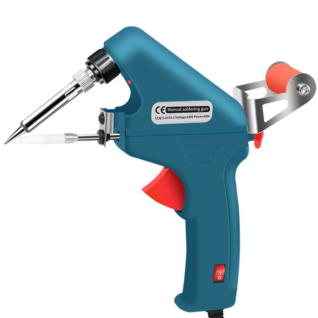 New Internal Heating Soldering Gun US Standard 60w Handheld Tin Delivery Tin Gun Electric Soldering Iron 100W