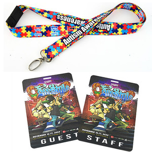 Nuevas insignias <span class=keywords><strong>de</strong></span> Evento <span class=keywords><strong>de</strong></span> tarjeta <span class=keywords><strong>de</strong></span> identificación <span class=keywords><strong>de</strong></span> <span class=keywords><strong>PVC</strong></span> personalizadas, pases VIP con cordón abierto - Product Image 2