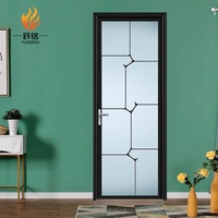 Puerta Abatible de PVC con Rotura de Puente Térmico, Puerta Abatible de Alto Rendimiento y Eficiencia Energética, Vidrio con Relleno de Argón de Baja Emisividad, Insonorizada, para Baño