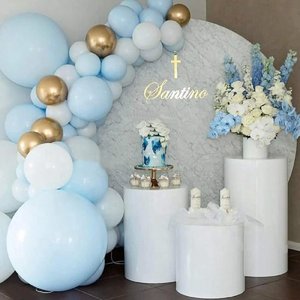 Pedestal de Acrílico Redondo Blanco, Soporte de Mesa para Postres de Boda, Cilindro de Perspex, 30X50Cm, 35X75Cm, 40X90Cm - Product Image 4