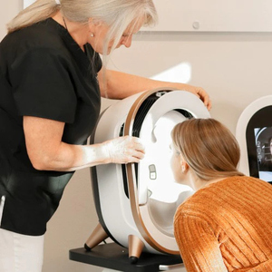 เครื่องวิเคราะห์ผิวหน้าอัจฉริยะ ระบบตรวจจับรังสียูวี ตรวจวัดความชุ่มชื้น สำหรับศูนย์ดูแลผิว - Product Image 3